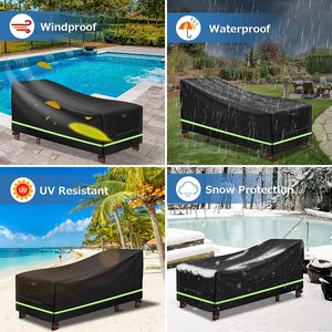 <span class=keywords><strong>Housse</strong></span> de mobilier d'extérieur de haute qualité, <span class=keywords><strong>housse</strong></span> de chaise de plage anti-poussière en tissu polyester, <span class=keywords><strong>housse</strong></span> de <span class=keywords><strong>protection</strong></span> pour chaise longue. - Product Image 5