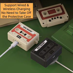 <strong>Funny</strong> Cassette Tape Design Case for Airpods Pro3 2025, Cute Cartoon Silicone Protective Case for AirPods Pro 3 for Women Men - Product Image 5