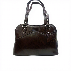 Pochette en cuir véritable faite à la main, écologique, pour femme, soirée, durable, pliable, légère, imperméable, antivol, BS INTERNATIONAL - Product Image 4