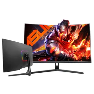 Original Factory LED Desktop Computer Gaming Monitor 19 24 27 32 34 Inch Curved 3400*1440 Resolution 100 HZ Lcd Pc Monitor