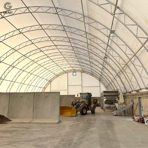 Dosettes de stockage portables en <span class=keywords><strong>toile</strong></span> d'occasion Clearspan Entrepôt temporaire en acier PVC Cadre métallique Hangars de <span class=keywords><strong>garage</strong></span> Abris à vendre près de chez moi - Product Image 3