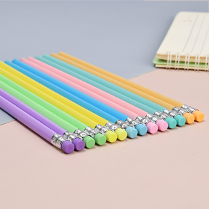 Phong cách nhiều màu HB bút chì với biểu tượng Tùy chỉnh hình tam giác nhựa bút Thùng miễn phí thiết kế renderings thiết lập cho các trường học sử dụng - Product Image 3