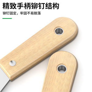 Baolian Putty Knife Stainless Steel 2 In Straight Blade Flat Knife Type For Diy Cleaning Scraping - Product Image 3