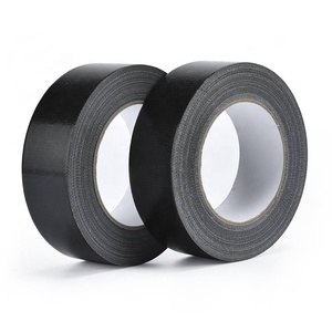 Vải Băng cao su màu đen keo chất lượng cao kết dính mạnh mẽ 27 lưới không thấm nước 3inch đa mục đích vải Duct <span class=keywords><strong>Tape</strong></span> - Product Image 1