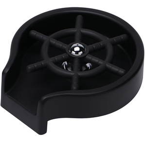 Lave-tasses portable, durable et moderne en aluminium noir avec garantie d'un an, personnalisable pour la cuisine, l'hôtel, la maison ou le bar, par Weike - Product Image 2