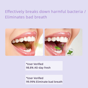 Spray Bucal Refrescante en Botella, Sabor a Menta Refrescante, Probióticos que Eliminan el <span class=keywords><strong>Mal</strong></span> <span class=keywords><strong>Aliento</strong></span>, Refrescan el <span class=keywords><strong>Aliento</strong></span> y Dejan una Fragancia Agradable - Product Image 3