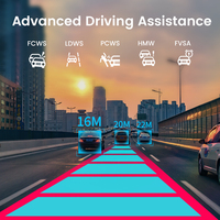 Caméra embarquée 4G IA avec WiFi, suivi GPS, vision nocturne et caméras intelligentes DMS ADAS, boîte noire de voiture, prise en charge CMSV6, gestionnaire d'équipe automobile 1078/808