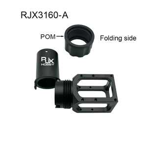 Abrazadera de tubo de carbono RJXHOBBY RJX de 30 mm, tipo horizontal/paraguas, para placa central de brazo de dron agrícola - Product Image 2