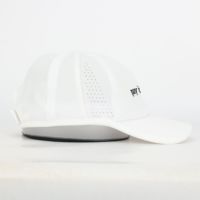 Gorra deportiva para correr de secado rápido de verano con 6 paneles bordados personalizados con ala curva y agujeros traseros gorra deportiva para niños adultos