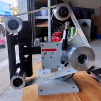 Mesin Pengamplas Sabuk Multifungsi Mini-Mesin Penggiling dan Pemoles Listrik Kecepatan Tinggi Motor Akurasi Tinggi untuk Penghilangan Serpihan Logam dan Kayu