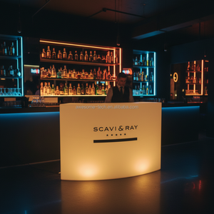 <span class=keywords><strong>Bar</strong></span> portable pour la maison et les hôtels avec éclairage <span class=keywords><strong>LED</strong></span> 16 couleurs, mobilier de <span class=keywords><strong>bar</strong></span> extérieur moderne en plastique rechargeable pour les fêtes - Product Image 1