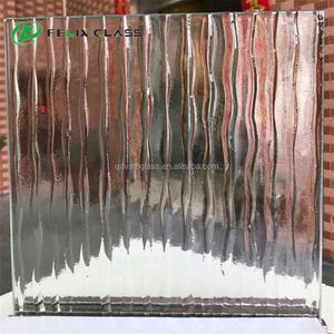 Vidrio fundido con textura para horno, vidrio fundido templado a la venta, utilizado para ventana, puerta, divisor de vidrio, tablero de mesa - Product Image 1