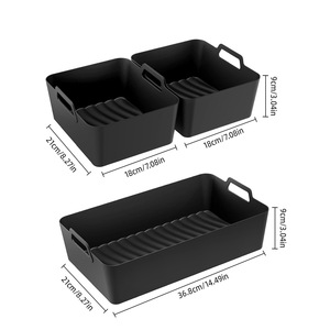 Molde de silicona exclusivo para freidoras de aire AF500UK, rectangular, para uso doméstico. - Product Image 3