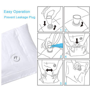 <span class=keywords><strong>Oreiller</strong></span> rempli de Fiber à Base d'eau 50x70cm, coussin support réglable en Fiber de carbone, 40x80cm - Product Image 6