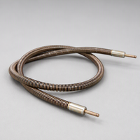 Tuyau d'injection d'huile souple REALMAX OST en acier tressé, gainé de ressort, pour CNC, 4MM 6MM M8/10