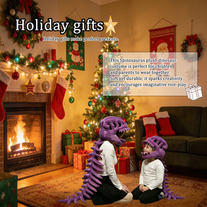 Gorro de Peluche con Forma de Esqueleto de Dinosaurio, 75cm/115cm, Regalo para Fiesta de Halloween, Varios Colores Disponibles, Directo de Fábrica - Product Image 4