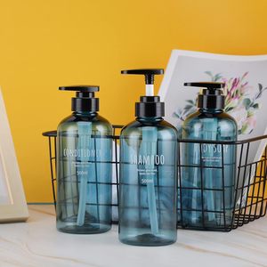 300ml 500ml PET High Quality <b>Shampoo</b> <b>Dispenser</b> Bottle Foaming Round Plastic Lotion Bottle - Product Image 5
