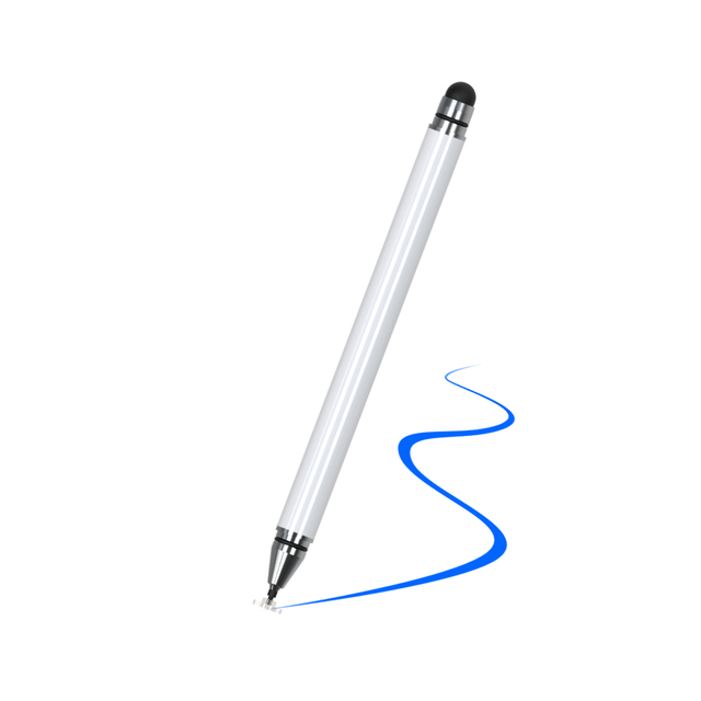 MEEPSS 2-in-1 Metal Disc Transparent Pen Tip Stylus Pen Palm Rejection Passive Capacitive for Accurate Writing Touch Screen