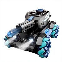 Y1 RC Allradgetriebener Dual-Mode Elektro-Panzer Spielzeug mit Fernbedienung, Gestensteuerung und Wasserkugel-Schießfunktion