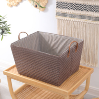 Paniers de rangement modernes en PP avec poignée pour la chambre des enfants, pliables pour ranger les jouets et les vêtements