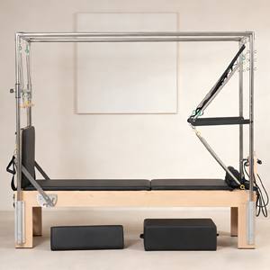 Cadillac Reformer Pilates Professionnel en Bois d'Érable Réglable et Durable avec Ressorts Coréens pour Studio <span class=keywords><strong>de</strong></span> Pilates et Bien-être - Product Image 3