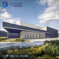 Edificio Prefabricado Moderno de Gran Envergadura con Sistema de Estructura de Acero para Centro de Distribución y Almacén