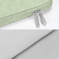 Sac d'ordinateur vertical matelassé carré, étui pour ordinateur portable, housse pour ordinateur portable pour HP Dell Acer ASUS Lenovo avec poche et petite pochette