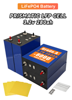 Cellule de batterie prismatique LiFePO4 280Ah 3.2V LF280K, durée de vie de 8000 cycles, coque en aluminium, batterie de stockage d'énergie pour systèmes solaires