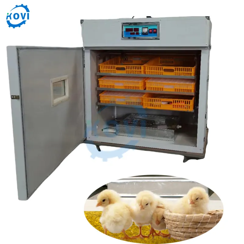 Incubadora profesional máquina para incubar huevos 528 piezas Setter y máquina para incubar huevos de ganso adecuados