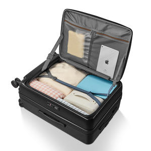 Valise à roulettes de voyage d'affaires à ouverture frontale de grande capacité quotidienne de 20 pouces, cadeau d'entreprise, bagages pour voyageurs d'affaires - Product Image 5