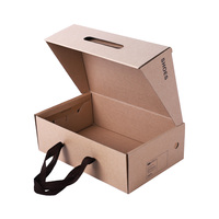 Luxus Günstige Plain Cardboard Black Schuhkartons mit benutzer definierten Logo Designer Kids Womens Folding Pink Schuhkarton