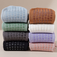 Chaussettes de sport en coton fin de haute qualité pour Pilates, avec logo personnalisé, antidérapantes, pour yoga, pour femmes, chaussettes de Pilates antidérapantes, collection Printemps