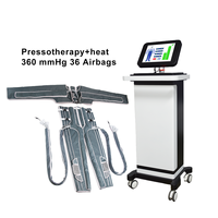 Equipo Profesional de Presoterapia con 36 Bolsas de Aire para Moldeo Corporal y Relajación Muscular, Dispositivo de Análisis de Piel