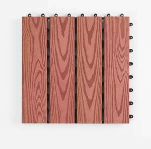 Dalles de terrasse à emboîtement à prix avantageux 30 <span class=keywords><strong>x</strong></span> 30, dalles de sol extérieures en bois grainé, dalles de terrasse à emboîtement, dalles de gazon - Product Image 5