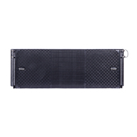 Altavoces Lineales Pasivos GL-312 de Madera y Metal, Doble de 12 Pulgadas, 3 Líneas, 4 Ohmios, Alta Potencia, para Actuaciones en Interiores y Exteriores