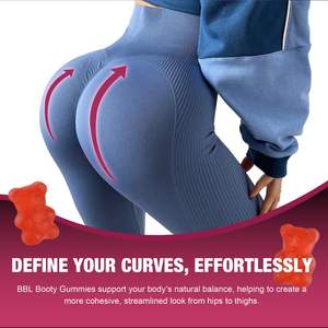 Frauen BBL Gummies mit Curva Boost BBL Kräuter mischung & Kreatin Mono hydrat Vitamine für Kurven Energy Booty Boost Booty Gummies - Product Image 4