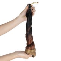 Extensions de cheveux synthétiques bouclés en spirale French Curl Crochet Braids, 24 pouces