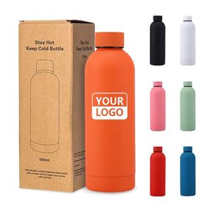 Custom 500ml Drink Bottle Stainless Double Wall Vaccum Flask <b>Gifts</b> for Mom Botellas De Agua Tomatodos Water Bottles - Product Image 1