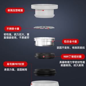 Li Guang Aerodynamics Pneumatic <b>Quick</b> Coupler PV4 6 8 10 12 16 Right Angle Air Hose <b>Connector</b> For Industrial Use - Product Image 3