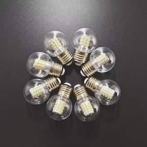 Bombilla LED de 5W 7W, Base E27 Roscada Grande, Bombilla Redonda Transparente en Forma de Bola, 3000K 4000K 6000K, 3 Colores Intercambiables, Voltaje 220V - Product Image 2