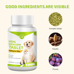 Compresse Masticabili Erboristiche Efficaci <span class=keywords><strong>per</strong></span> la Disparassitazione di <span class=keywords><strong>Cani</strong></span> e Gatti, Integratori Animali Ricchi di Ingredienti Salutari - Product Image 2