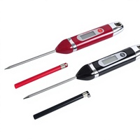 Termometer Daging Digital Pengiriman Cepat, Bacaan Instan, Tahan Air, untuk Memasak, BBQ, Panggangan, Oven, Smoker, Dapur, Penggunaan Rumah Tangga, Bahan ABS