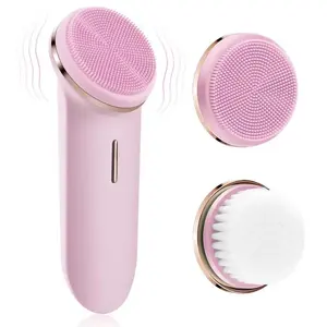 홈 use 2 in 1 소닉 페이셜 클렌징 brush set 실리콘 brush hair brush