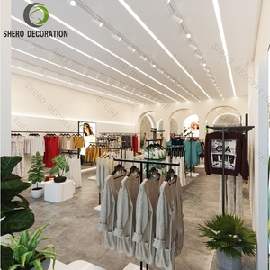Ideas de Decoración para Tiendas de Ropa, Exhibidores de Ropa Metálicos, Soporte Personalizado para Prendas, Diseño de Interiores para Tiendas de Ropa - Product Image 5