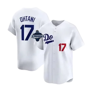 2026 ขายส่งแบบเย็บสำเร็จ #   17 โอทานิ #   22 เคอร์ชอว์ #   8 เฮอร์นันเดซ #   50 เบตต์ส์ #   เสื้อเบสบอล 5 Freeman Champion พร้อมจัดส่ง - Product Image 3