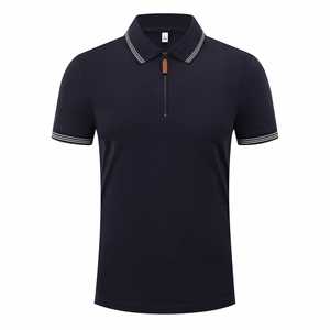 Polo de Algodón Piqué para Hombre, 210g, Verano, Casual de Negocios, Manga Corta, Cuello Camisero, Color Ámbar, Marrón, Borgoña, Champán, Blanco, Azul Rey - Product Image 4