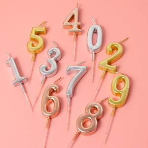 Candele di Compleanno Ecologiche di Nuovo Design 2025 all'Ingrosso con Numero Personalizzato per Decorazioni di Feste di Matrimonio - Product Image 3