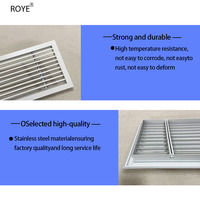 Grille de retour de ventilation d'air à charnière moderne personnalisée persienne de filtre nouvelle Offre Spéciale extérieure taille personnalisée retour d'évent