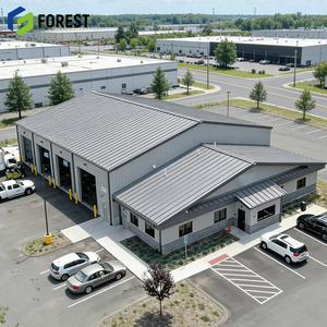 Bâtiment en structure métallique pour complexe commercial, respectueux de l'environnement, insonorisé, excellente performance, architecture en fer - Product Image 1