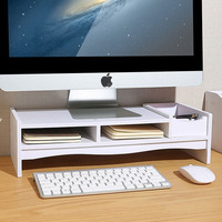Tiroir de rangement de bureau pour moniteur d'ordinateur pour accessoires de table de bureau